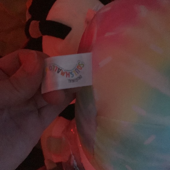 Tie dye Babette the hedgehog with bunny ears Easter 2023 squishmallow NWT - Picture 3 of 3